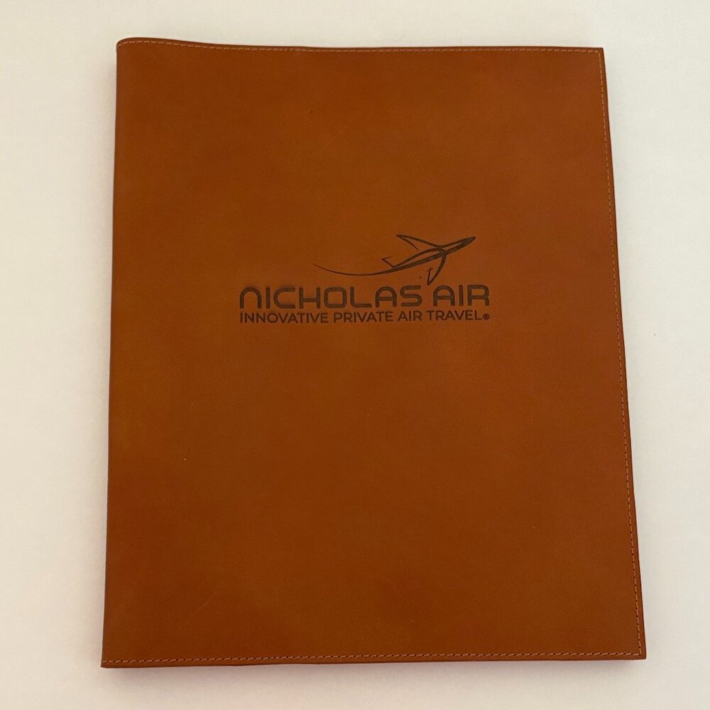 OLPR Leather Goods Padfolio Notebooks‎ Journal Portfolio Crazy Horse Brown